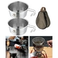 thumbnail image 4 of 2Pcs Camping Bowls Utensilios de cocina Utensilios para exteriores Viajes 170x122x62mm Sharpla Cuencos al aire libre, 4 of 8