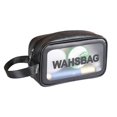 thumbnail image 2 of Bolsa de aseo transparente, bolsa de aseo, bolsa de cosméticos de maquillaje de viaje para mujeres y hombres, hecha Jinwen bolsa de cosméticos, 2 of 8