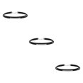 thumbnail image 1 of Transemion Collier Ras-du-Cou Portable Collier Colliers Style Rétro Pendentifs Chaîne de Cou Argent 3 Ensembles, 1 of 6