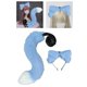 thumbnail image 4 of Cola de orejas de zorro de Anime, Cosplay, accesorios, diadema peluda de peluche, disfraz de juguetes, sombreros de animales para adultos, regalos de Azul Hugo Traje de juego de cosplay, 4 of 8