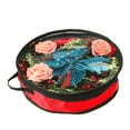 thumbnail image 2 of Garland Container Wreath Storage Bag Transparent Fold PVC 420D Nylon New Zipper Fashion Christmas Pendant,60CM, 2 of 4