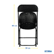 thumbnail image 4 of Set 10 Sillas Plegables Plastico STYRKA Uso Rudo para Eventos Exterior Jardin Fiestas, 4 of 8
