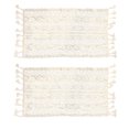 thumbnail image 1 of SHISUYAN 2 Pcs Napperon Style Napperon Nourriture Occidentale (Blanc), 1 of 9