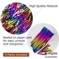 thumbnail image 3 of Allgala 4PK 3.3 x 9.8 FT (1x3M) Metalic Tinsel Party Photo Backdrop Curtains Door Fringe Décor-Rainbow-BD52600, 3 of 3