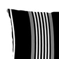thumbnail image 6 of Jordan Manufacturing 12" x 18" Reeder Black Stripe Rectangular Outdoor Lumbar Throw Pillow (2 Pack), 6 of 11