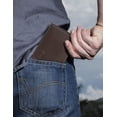 thumbnail image 4 of Cartera Timberland Blix Slimfold de piel para hombre, color marrón, 4 of 4