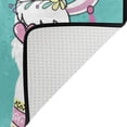 thumbnail image 4 of SKYSONIC Lightweight Soft Area Rugs Cute Alpaca and Inscription Hello My Sweet Floor Mat for Kids Playing Room Hardwood Floor Living Room 80x58 inchNursery Rugs, 4 of 6