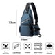 thumbnail image 2 of Mochila pequeña de viaje para exteriores a prueba de salpicaduras con bolsa de pecho con taza de agua y recargable por USB, 2 of 5