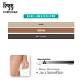thumbnail image 3 of L'eggs Everyday Women's Reinforced Panty Sheer Toe Nylon Pantyhose, 4 Pair, 3 of 5