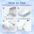 thumbnail image 6 of Aoruefar 135 Count Extra Large Litter Box Liners – Heavy Duty Cat Litter Trash Bags for Cleanpethome Self-Cleaning Cat Litter Box, Durable Waste Disposal Bags for Easy Cleanup, 6 of 8