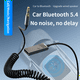 thumbnail image 4 of Receptor Bluetooth 5.4 Auxiliar para Coche, Adaptador y Convertidor de Bluetooth, Actualización de Audio Antiguo, Receptor Inalámbrico Bluetooth., 4 of 5
