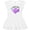 AA-White, variant on Inktastic Cutest Catch Cute Purple Fish Girls Toddler Dress