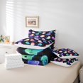 thumbnail image 4 of YST Neon Spooky Animal Bedding Comforter Set, Halloween Theme, 7-Piece, Queen, 4 of 4