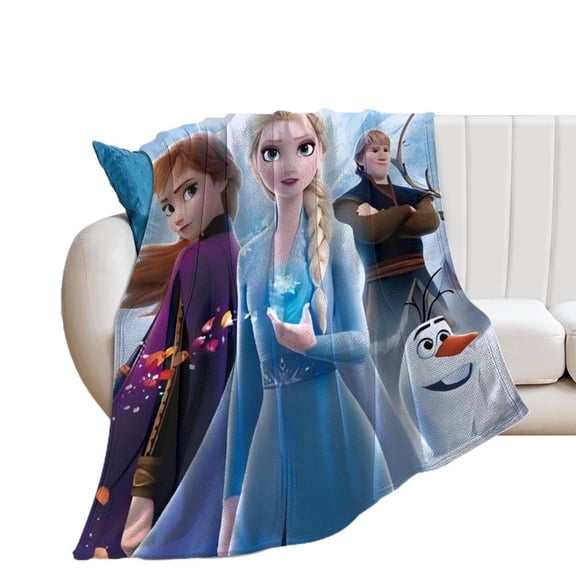 Frozen Throw Blanket for Kids Frozen Merch for Girls Boys 60"*80"150*200cm Blankets