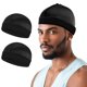 thumbnail image 1 of Calcetín sedoso Wave Cap DURALA para hombre, 2 unidades (negro), 1 of 6
