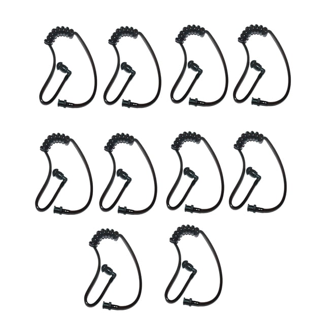 Tubo De Micrófono De Audio De Bobina Acústica De Repuesto De 10 Piezas Para Auricular Walkie Talkie Sunnimix Tubo acústico de radio