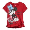 thumbnail image 4 of Disney Minnie Mouse Little Girls T-Shirt and Shorts Outfit Set Infant to Little Kid, 4 of 5