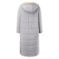 thumbnail image 4 of 2025 Veste Anorak Décontractée à Fermeture Éclair pour Femmes avec Poches Manteau en Laine à Capuche Réversible d'Hiver pour Femmes, 4 of 6