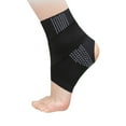thumbnail image 5 of Ettsollp Open Heel Ankle Support Adjustable Ankle Brace for Pain Relief Injury Compression Sleeve for Achilles Tendonitis Plantar Fasciitis More for Basketball, 5 of 7