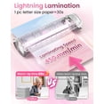 thumbnail image 2 of Máquina laminadora Qfun de 13 pulgadas de laminado térmico A3 con láminas, 2 of 8