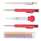 thumbnail image 5 of Lápices mecánicos de carpintero, kit de 10 piezas de marcadores de colores, recambios de marcadores, herramientas de marcado de trazador, muy recomendables, 5 of 9