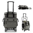 thumbnail image 2 of Costway 3 en 1 Carro Nevera Grande de Ruedas 40L Aislamiento Térmico y Antifugas con Bolsa Desmontable Asa Placa Inferior para Camping Picnic, 2 of 10
