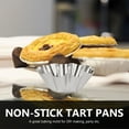 thumbnail image 2 of unbranded 6Pcs Nonstick Flower Tart Pans Stainless Steel Baking Mold for Home Users, 2 of 5
