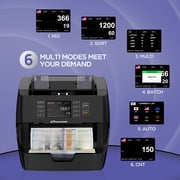 NUCOUN VC-3 Business Grade Bill Cash Counter Machine, Black