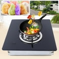 thumbnail image 3 of Mkyiongou RV Caravan Camper Stainless LPG Gas Stove Hob Single Burner Tempered Glass, 3 of 10