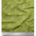 thumbnail image 1 of Soimoi Satin Silk Fabric Watches & Texture Printed Fabric 1 Yard 42 Inch Wide, 1 of 2