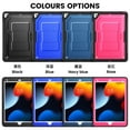 thumbnail image 6 of ELEHOLD Rugged Case with Pencil Holder For iPad 9th/8th/7th Generation, Built-in Kickstand Double-Layer Protection Full-Body Shockproof Cover For iPad 9th/8th/7th Generation,Black, 6 of 11
