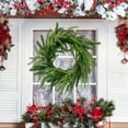 Christmas Real Looking Wreath Artificial Green Wreath Garland Greenery