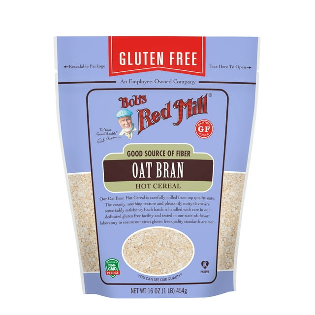Bob's Red Mill Gluten Free Oat Bran, 16-ounce (Pack of 4)