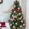 thumbnail image 4 of 12 Pcs Furry Christmas Ball Ornaments Plush Ornaments for Tree Green Christmas Hanging Decorations Soft Ball Ornaments for Christmas Party Tree Home Supplies, 4 of 6