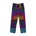 thumbnail image 4 of Balery Indian Mandalas Dragonfly print Men's Pajama Pants,Ultra Lightweight Pjs,Lounge Pant-XX-Large, 4 of 9