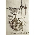 thumbnail image 2 of Mechanical Drawings No. 3 Poster Print by Leonardo Da Vinci, 2 of 2