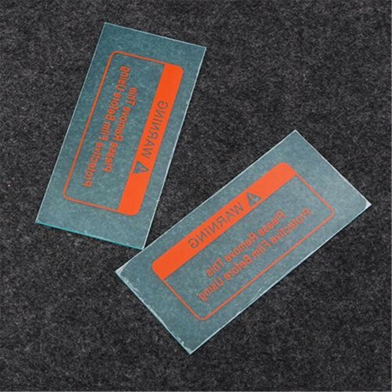 10pcs PC Transparent Clear Welding Helmet Cover Lens Protection Protector Peel