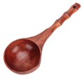 thumbnail image 1 of Utensilio de cocina para cocinar en la estufa, cuchara de madera duradera con mango largo, cuchara para gachas, 1 of 8