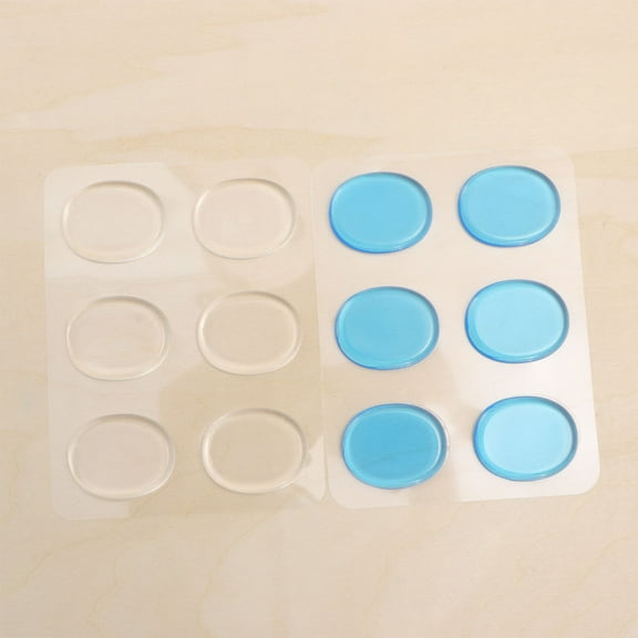 WHAMVOX  12 PCS Moon Gel for Drums Drumming Mute Pad Self-adhesive Pads Cymbal Dampeners