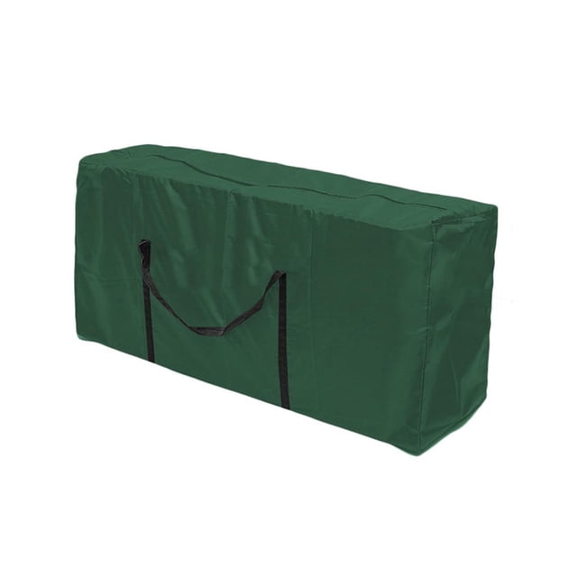 Bolsa organizadora para árbol de Navidad Uanit, con asas reforzadas y cierre de cremallera, ideal para protegerlo del polvo y la nieve.