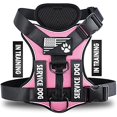 thumbnail image 1 of wonima02 Service Dog Harness, Reflective Dog Vest Harness with 5 PCS Patches, Adjustable Soft Oxford Pet Harness, Inner Layer Mesh, Easy to Control for Dogs, 1 of 1