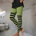 thumbnail image 5 of Ayfxijin Womens Pants Halloween Striped Print Leggings Sports Fitness Pants Tight Peach Hip Yoga Stretch Pants, 5 of 9