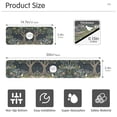 thumbnail image 3 of Yayeee Faucet Mat for Kitchen Sink 14.7" Diatomite Long Splash Guard Pad, Green Forest Scene, 3 of 7