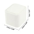 thumbnail image 4 of Unique Bargains 1pcs Luxury Ring Box Jewelry Display Box for Engagement Disposal Decorative Box Suede White, 4 of 7