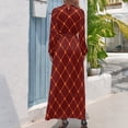 thumbnail image 3 of Blacksburg - Vestido largo cuadrado ropa mujer verano 2024 vestido de verano vestidos de manga larga vestidos de cumpleaños para mujer, 3 of 5