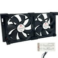 thumbnail image 2 of Beech Lane 12V RV Fridge Ventilation Cooling Fan 5.5" (140mm), Custom Mounts For American RV Side Vents, Adjustable Temperature Settings, High-Tech Remote With Manual/Auto Modes, Waterproof, 2 of 4