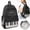 Black, variant on Polka Dot Backpack, Cute Coquette Backpack, Aesthetic Piano Design Back Pack Kawaii Daypack with Pendant, Piano Backpack, Classroom Essentials, Black
