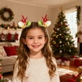thumbnail image 5 of ZJNGJC Reindeer Antlers Xmas Hair Clip, Cute Girls Christmas Hairpiece for Christmas Party A, 5 of 5