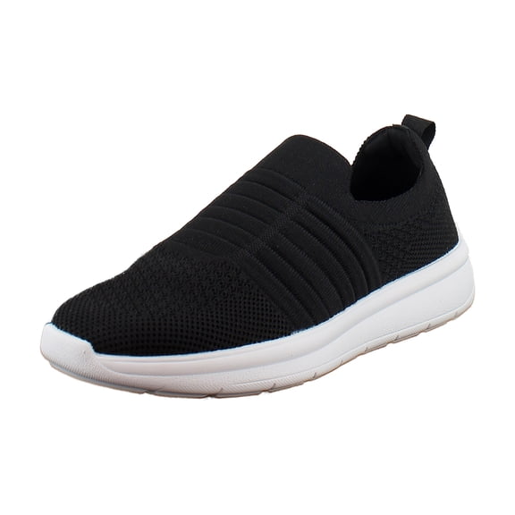Clarks Ezera Walk Women's Fashion Sneakers Black Knit Size 6 M