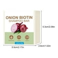 thumbnail image 6 of 2pcs Onion Shampoo Bar, Refreshing Gentle Shampoo Bar, Promotes Voluminous and Silky Hair, Gently Cleanses Dry/Oily Scalps, Reduces Frizz, Adds Shine 100g, 6 of 6
